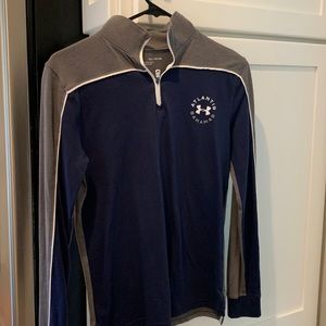 Boys 3/4” zip Under Armor shirt
